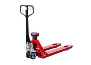 Handpompwagen met weegfunctie